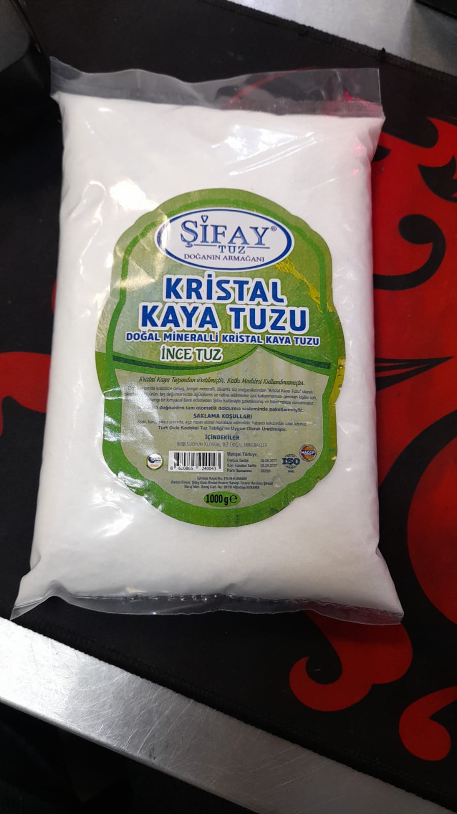 Şifay Kristal Kaya Tuzu İnce 1000 gr.