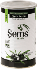 Şems Yağlı Siyah Sele Zeytin 900 gr.