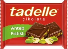 Tadelle Antep Fıstıklı Bol Sütlü Tablet Çikolata 60 gr.
