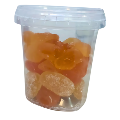 3 ADET Gülefşan Jelly Bardak Yumuşak Şeker Doğal Jelatinsiz Boyasız 3x200 gr.