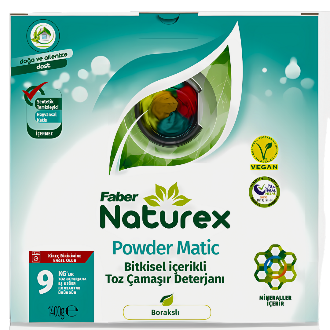 Naturex Borakslı Beyazlar İçin Toz Çamaşır Deterjanı 1.4 kg