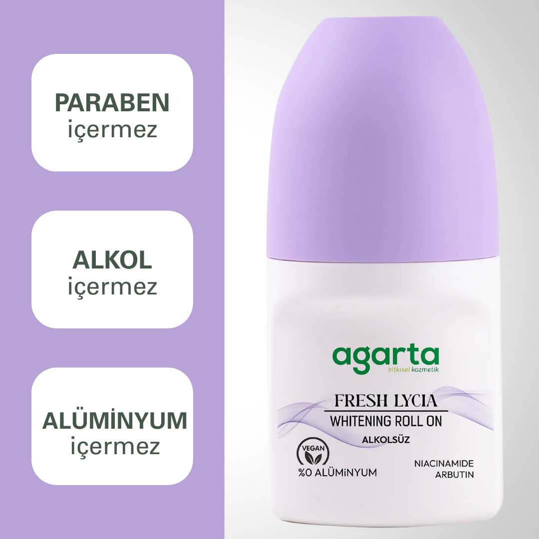 Agarta Kadın Roll-On Fresh Lycıa 50 ml. Ter Önleyici 24 Saat Etkili