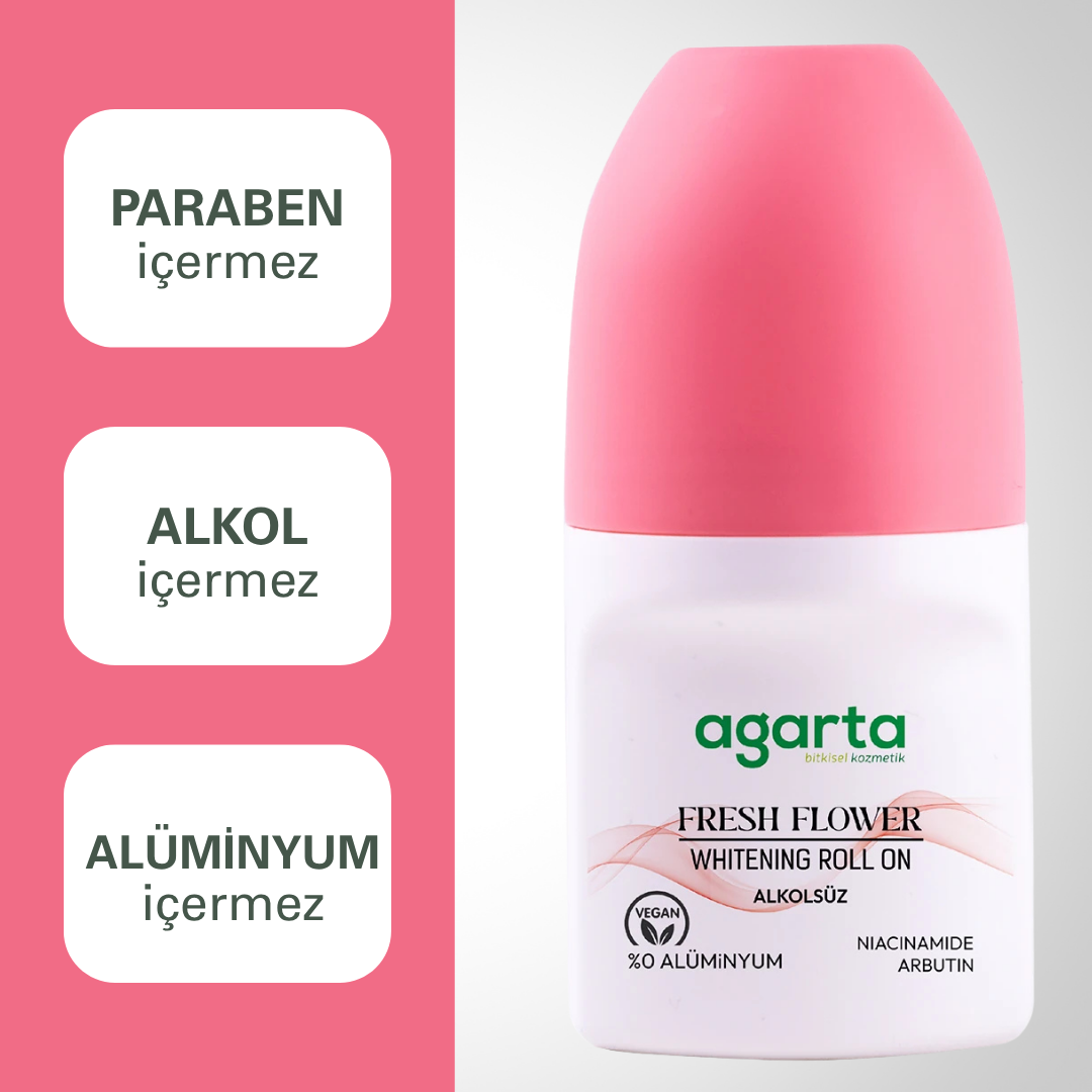 Agarta Kadın Roll-On Fresh Flower Sensation 50 ml. Ter Önleyici 24 Saat Etkili