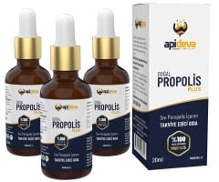 3 ADET Apideva Sıvı Propolis %20 20 ml. (Toplam 3x20 ml)
