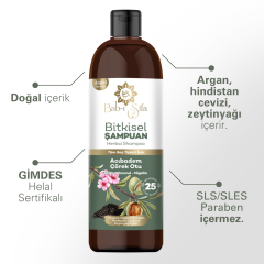 12 ADET Babı Şifa Acıbadem Çörek Otu Bitkisel Şampuan 12*400 ml.