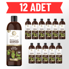 12 ADET Babı Şifa Ceviz Çörek Otu Bitkisel Şampuan 12*400 ml.