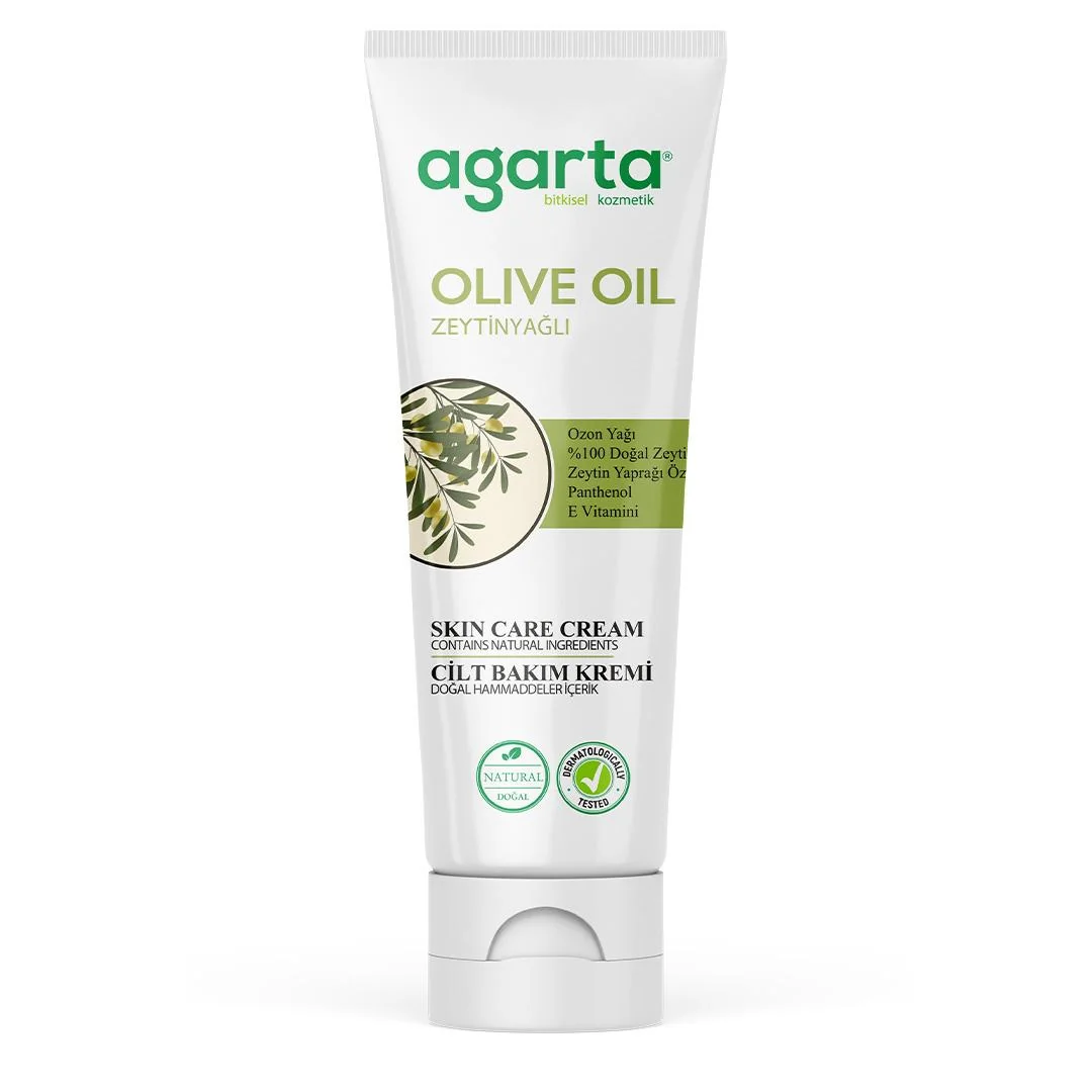 Agarta Doğal Zeytinyağlı Nemlendirici El Ve Cilt Bakım Kremi 75 ml