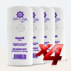 Babı Şifa Diş Bakım Seti Karanfil 15 ml 4 Adet