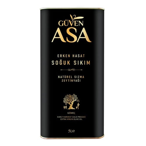 GÜVEN ASA ERKEN HASAT SOĞUK SIKIM ZEYTİNYAĞI 5 LİTRE