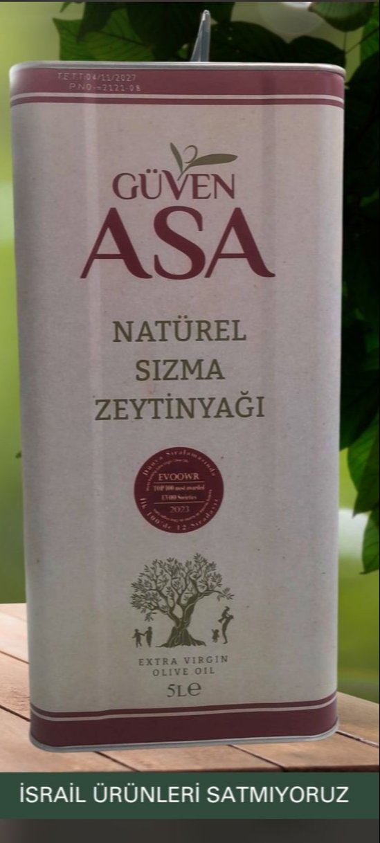 GÜVEN ASA NATUREL SIZMA ZEYTİN YAĞI 5 LİTRE