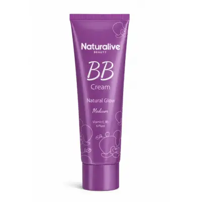 Naturalive Beauty BB Krem (Orta Ton) Nemlendirici ve Kapatıcı Krem