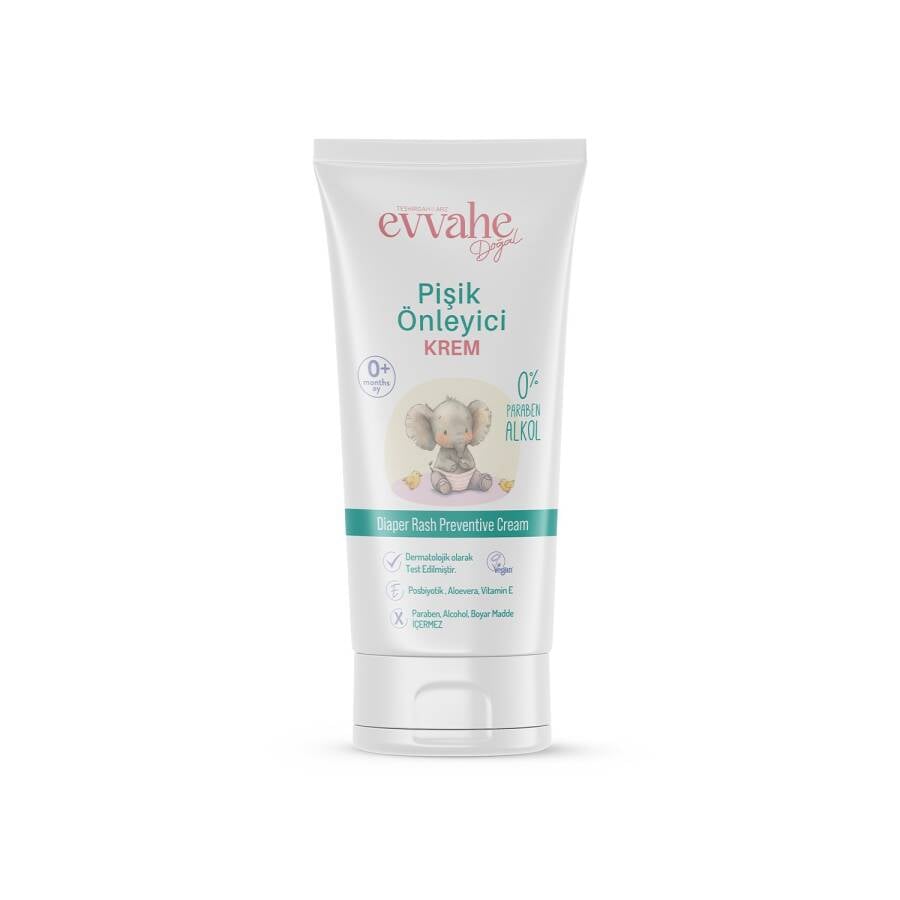 Evvahe Doğal Pişik Önleyici Krem 50 ml