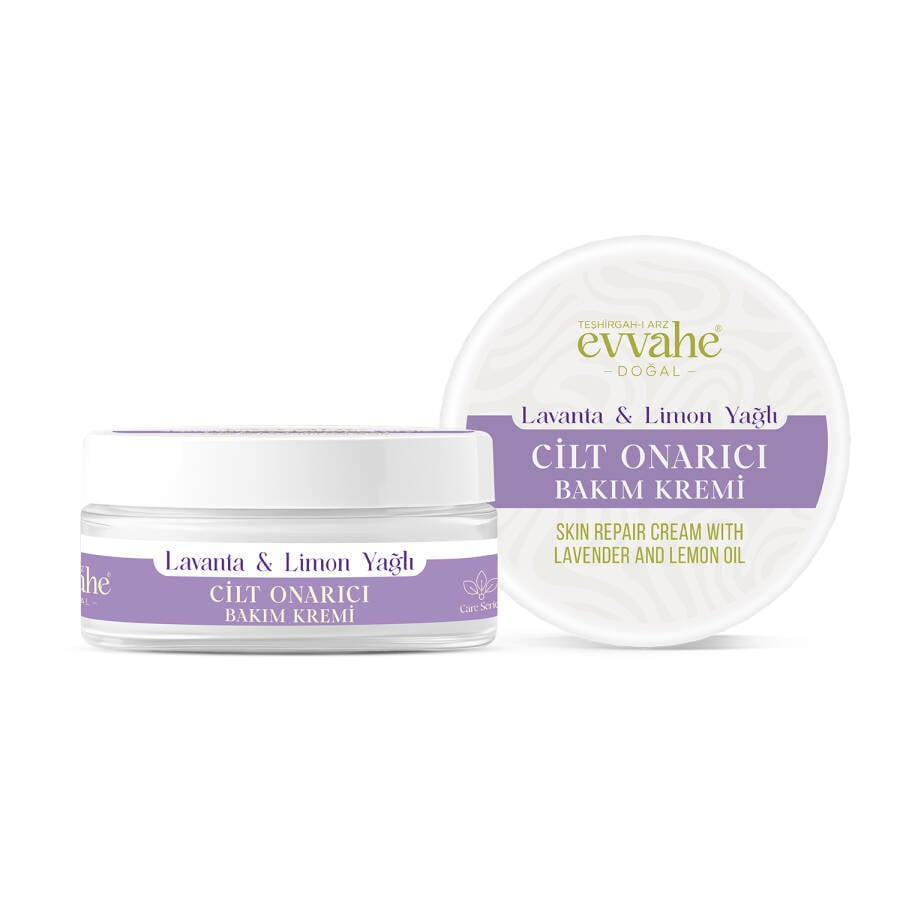 Evvahe Lavanta ve Limon Yağlı Cilt Onarıcı Bakım Kremi 50 ml