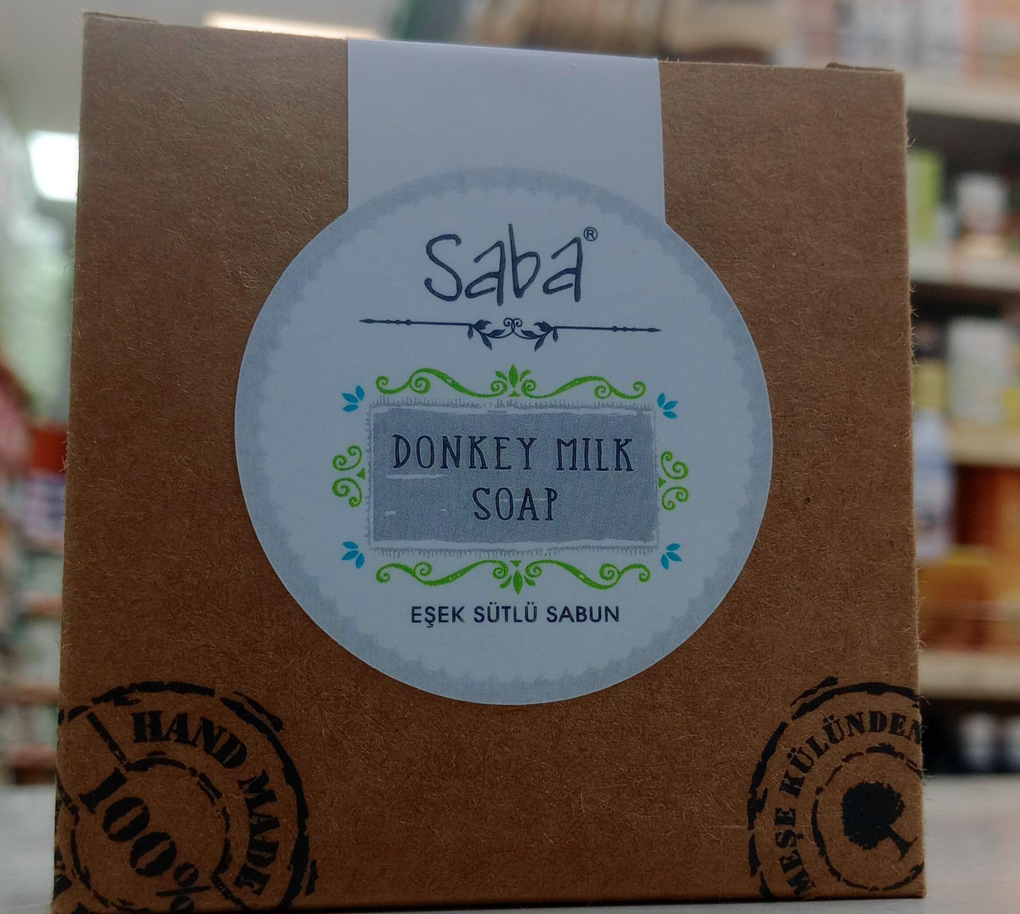 Saba Eşek sütlü sabun 120 gr.