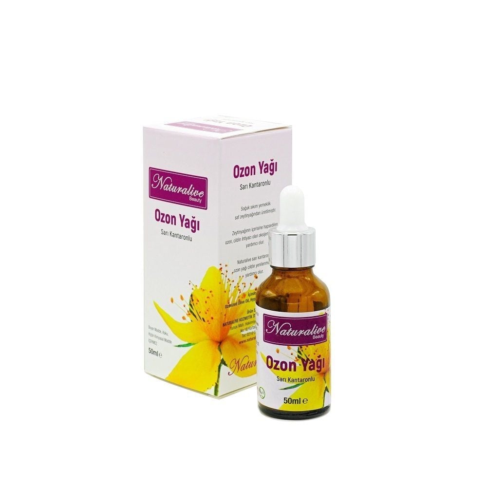 Naturalive Beauty Sarı Kantaronlu Ozon Yağı 50 ml.