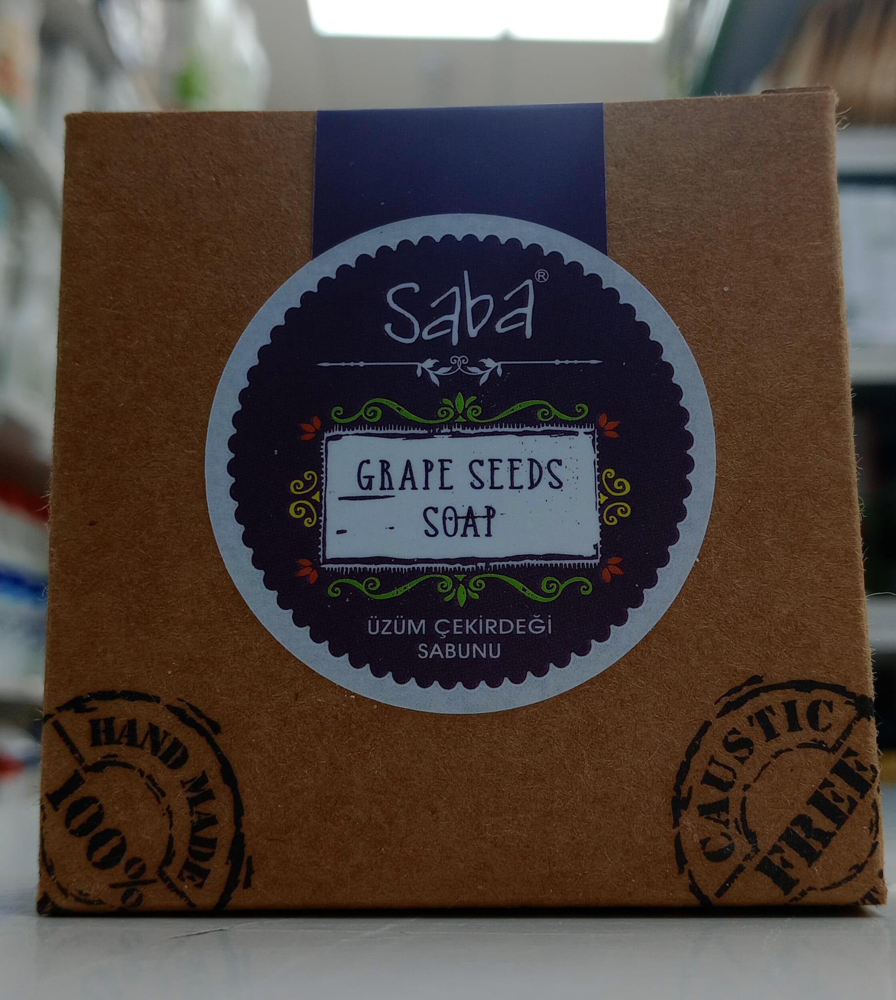 Saba Üzüm çekirdeği Sabunu 120 gr.