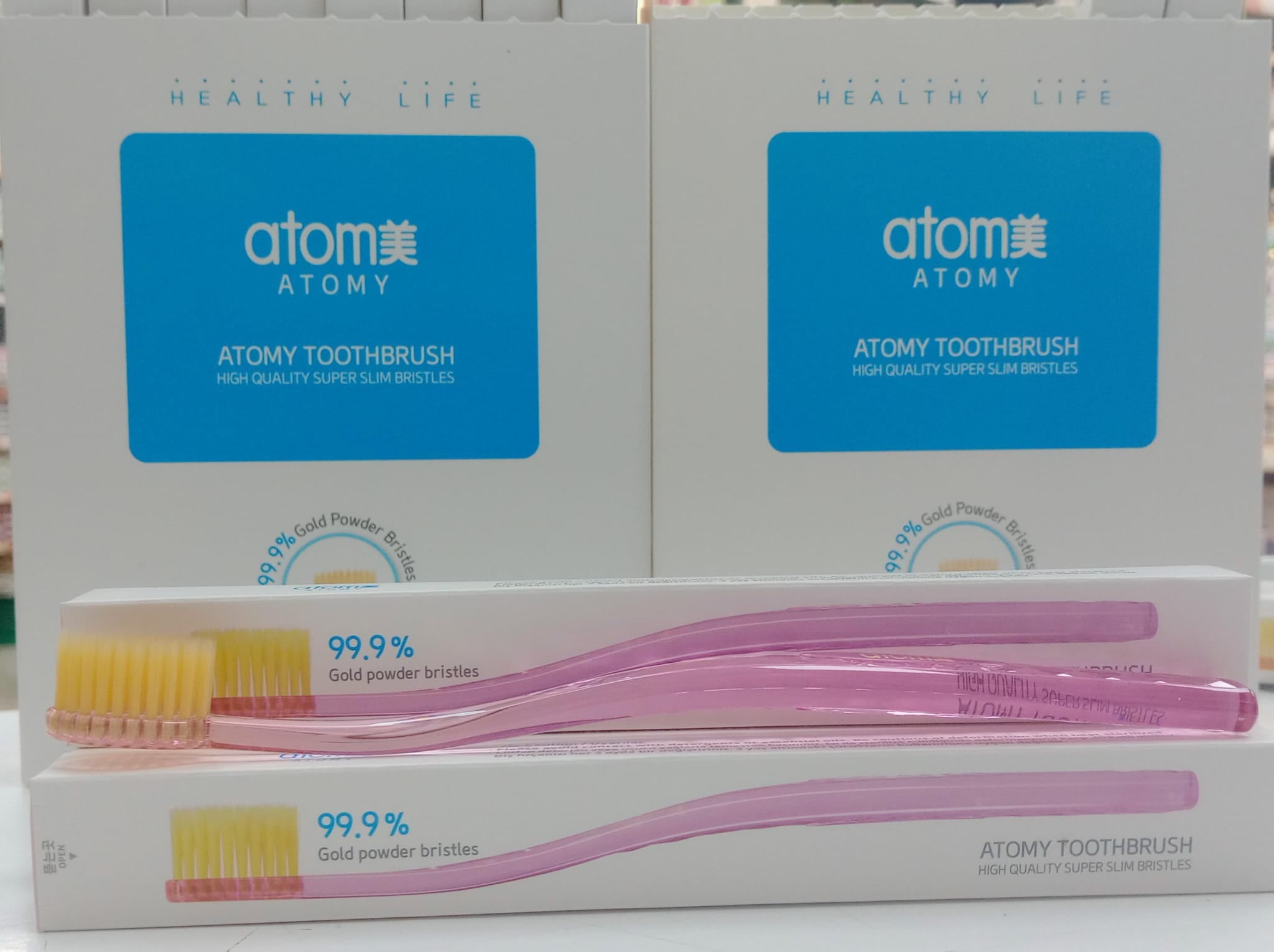 Atomy Yetişkin Diş Fırçası Pembe