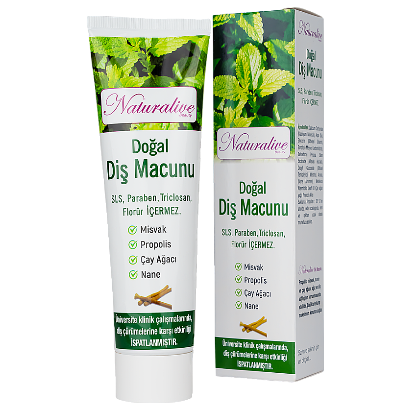 Naturalive Beauty Doğal Diş Macunu 100 ml