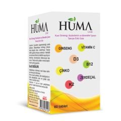 Huma Liva Multivitamin Ginseng Çinko B 12 60 Adet