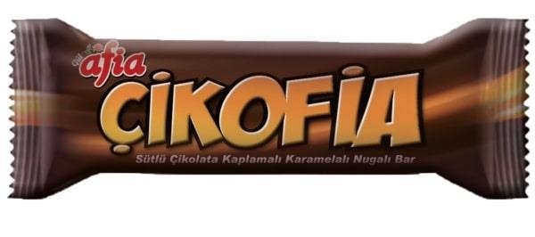 Afia Çikofia Sütlü Çikolata Kaplamalı Bar 40 gr.