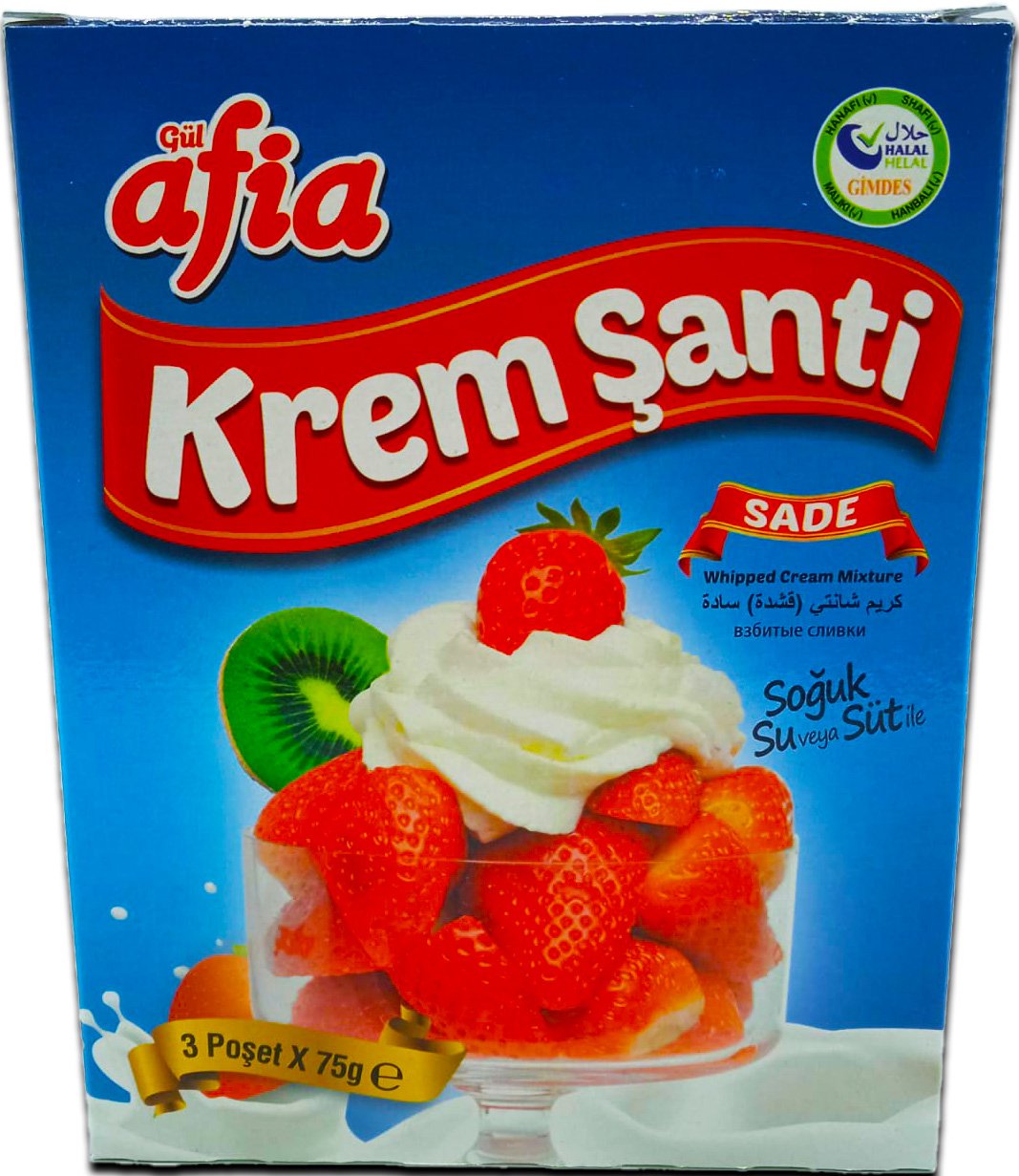 Afia Krem Şanti Sade 3x75 gr. (Toplam 225 gr.)