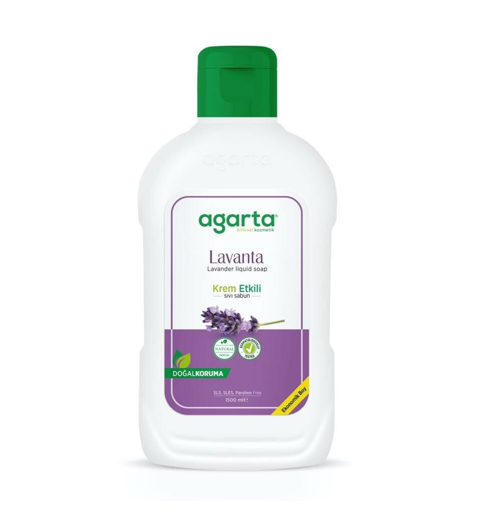 Agarta Lavanta Krem Etkili Sıvı El Sabunu 1500 ml