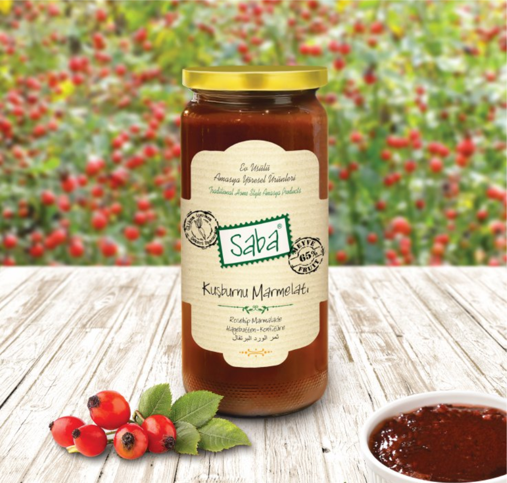 Saba Kuşburnu Marmelatı 520 gr.