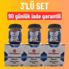 3'LÜ SET Gülefşan Merkez Efendi Macunu 3x240 gr. 90 GÜNLÜK İADE GARANTİSİYLE