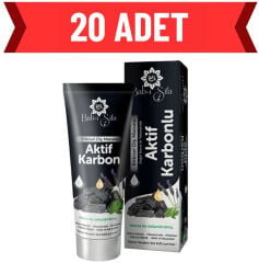 20 ADET Bab-ı Şifa Aktif Karbon Diş Macunu 140 gr.