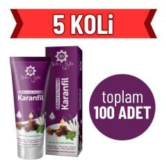 5 KOLİ (Toplam 100 ADET) Bab-ı Şifa Karanfil Diş Macunu 140 gr.