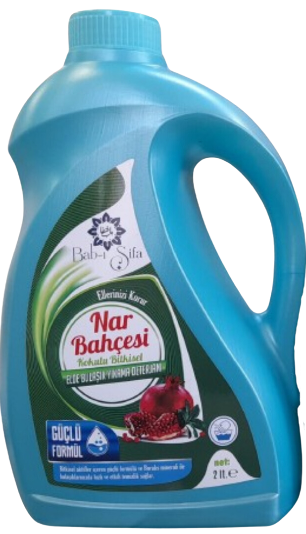 Bab-ı Şifa Bitkisel Elde Bulaşık Deterjanı Nar Bahçesi 2 lt.
